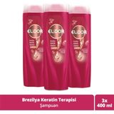 Elidor Keratin Therapy 3x400 ml Şampuan