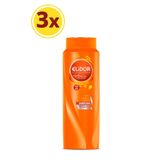 Elidor Onarıcı ve Yapılandırıcı Bakım 500 ml x 3 Adet Şampuan