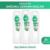 Elidor Saç Bakım Kremi Biberiye Dökülme Karşıtı 350 ml X3 - Renksiz