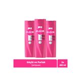 Elidor Saç Bakım Şampuanı Güçlü ve Parlak 400 ml x3 + Saç Kremi 200 ml