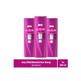 Elidor Saç Bakım Şampuanı Saç Dökülmelerine Karşı 400 ml X3