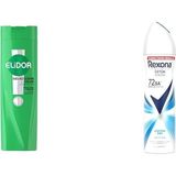 Elidor Saç Bakım Şampuanı Sağlıklı Uzayan Saçlar 400 ml + Rexona Kadın Sprey Deodorant Dry 150 ml - Option-1
