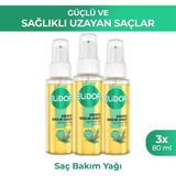 Elidor Saç Bakım Yağı Biberiye Dökülme Karşıtı 80 ml X3 - Renksiz