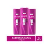 Elidor Saç Dökülmelerine Karşı Bakım Şampuanı 3 x 400 ML