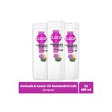 Elidor Şampuan Avokado ve Castor Oil Nemlendirici Etki 400 ml x3
