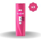 Elidor Şampuan Güçlü & Parlak 2si1 Arada 400 ml - (3 Adet)
