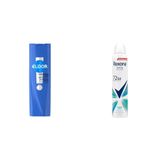Elidor Şampuan ve Saç Bakım Kremi Kepeğe Karşı Etkili 400 ml + Rexona Kadın Sprey Deodorant Shower Fresh 72 Saat Kesintisiz Üstün Koruma 200 ml
