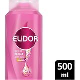 Elidor Superblend 2'si 1 Arada Güçlü ve Parlak E Vitamini Makademya Yağı Kolajen Şampuan 500ML