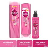 Elidor Superblend Güçlü ve Parlak 400 ml Şampuan + 350 ml Şampuan + 200 ml Saç Bakım Kremi