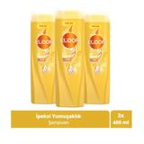 Elidor Superblend İpeksi Yumuşaklık 3x400 ml Şampuan