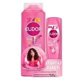 Elidor Superblend Saç Bakım Seti Güçlü ve Parlak Saçlar Şampuan 3x650 ml+200 ml Serum Bakım Kremi