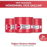 Elidor Yoğun Onarıcı Maske Brezilya Keratin Terapisi 220 ml X3 - Renksiz