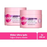 Elidor Yoğun Onarıcı Maske Ultra Işıltı Yoğun Parlaklık 220 ml X2