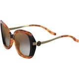 Elie Saab ES026GS 56 581 Havana Kahverengi Siyah Kedi Güneş Gözlüğü - Kahverengi - Siyah
