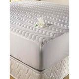 Elif Ada & Merya Pamuklu Kapitone Sıvı Geçirmez Yatak Koruyucu Fitted Alez - 90 x 200 cm - Beyaz