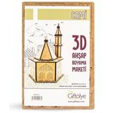 Elif Ahşap Maket 3D Cami
