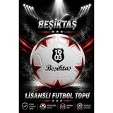 Elif Aksesuar Beşiktaş Lisanslı Premium Orjinal Futbol Topu Yeni Sezon 430 gr 5 No Futbol Topu Özel Seri