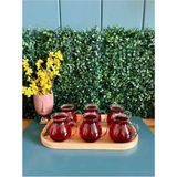 Elif Aksesuar Ehlikeyif 6 Lı Isıya Dayanıklı Borosilikat Cam Çay Bardağı - Şeffaf - 220 ml