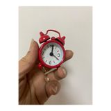 elif aksesuar Mini Retro Çalar Saat | Alarm Özellikli Dekoratif Masa Saati 8 x 6 cm
