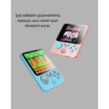 Elif Asya Ceyiz Tekstil 666 Oyunlu Retro Mini Oyun Konsolu – 3.5" LCD Ekran ve Çift Kişilik Oyun