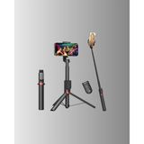 Elif Asya Ceyiz Tekstil Dikey ve Yatay Çekim Destekli Selfie Stick Tripod