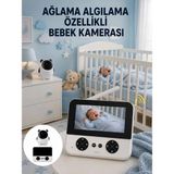 Elif Asya Ceyiz Tekstil Gece Görüşlü Güvenli Bebek Monitörü 720P Hd Görüntü Yeni Nesil