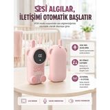 Elif Asya Ceyiz Tekstil Uzun Menzilli Bebek Telsizi 1-3 Km Çekim 22 Kanal LCD Ekran Vox Şarjlı