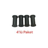 Elif Ayarlı Jumbo Ayak 6 cm Siyah - Mutfak Altı, Dolap Ayağı, Komodin, Baza, Kanepe Koltuk Ayağı, Gardırop Ayağı (4 Adet)