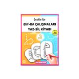 Elif-Ba Çalışmaları Yaz-Sil Kitabı (Silinebilir Kalem Hediyeli) - Enine Boyuna Eğitim
