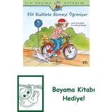 Elif Bisiklete Binmeyi Öğreniyor + Boyama Kitabı