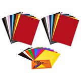 Elif Fon Kartonu 25 x 35 cm 10 Renk 2'li + El işi Kağıdı 10 Renk Tekli