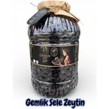 Elif Hanım Çiftliği Gemlik net 4500 gr Orj Yuvarlama Sele Zeytin ( Sıfıra Yakın Az Tuz Oranı) - 4,5 kg