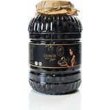 Elif Hanım Çiftliği net 3000 gr GEMLİK LÜKS SELE SİYAH ZEYTİN( sıfıra yakın az tuzlu) (%100 Doğal - Katkısız - Koruyucusuz) xxs - 3 kg