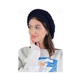 Elif İç Giyim Kadın Lacivert Triko Tek Kat Ressam Bere Lacivert