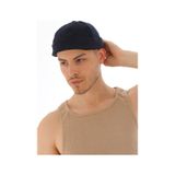 Elif İç Giyim Kaşe Lacivert Arkadan Ayarlı Retro Hip-Hop Takke Şapka