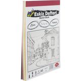 Elif İş Eğitimi Renkli Eskiz Defteri A5 160GR. 40 Yaprak
