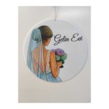 Elif lazer kesim Gelin Evi Giriş Kapı Süsü
