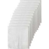 Elif Mira 12li Paket Klasik Cep Hediyelik Bayram Mendili %100 Pamuklu 30x30 Cm Çok Renkli