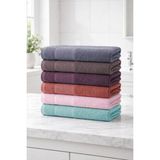 Elif Mira 6 Lı El Yüz Havlusu Seti %100 Pamuklu 50X90 cm Pure Cotton - 50 x 90 cm - Mint