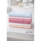 Elif Mira 6 Lı El Yüz Havlusu Seti %100 Pamuklu 50X90 cm Pure Cotton - 50 x 90 cm - Pembe