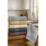 Elif Mira 6'lı Mutfak Havlusu Seti 30x50 cm %100 Pamuklu Wendy