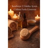 Elif Mira Doğal At Kılı Yüz Bakım Fırçası - Bej
