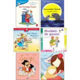 Elif Okula Başlıyor + Uçup Giden Battaniye + Sevgi + Okuldaki İlk Günüm + Avucundaki Öpücük + Seni Özlediğim Zaman / 6 Kitap Set Okul Kaygısı ve Ayrılma Kaygısı Üzerine Çocuk Kitapları