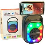 Elif Paleon Abs 1308 Mini Rgb Bluetooth Hoparlör Siyah ABS-1308