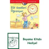 Elif Saatleri Öğreniyor + Boyama Kitabı