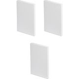 Elif Tuval 25 x 35 cm 3'lü - Beyaz