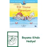 Elif Yüzme Öğreniyor + Boyama Kitabı