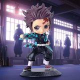 Elifeshop Demon Slayer: Kimetsu No Yaiba Tanjiro Kamado Anime Karakter Figür Oyuncak Koleksiyonluk Biblo 15 cm