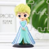 Elifeshop Karlar Ülkesi Frozen Prenses Elsa Anime Karakter Figür Oyuncak Dekoratif Hediyelik Biblo Bebek Mavi