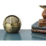 Elifeshop Lüks Yöresel Motifli Döküm Küllük Kül Tablası Para Anahtar Yuvası Biblo Hediyelik Dekoratif Ürün 11 - Altın